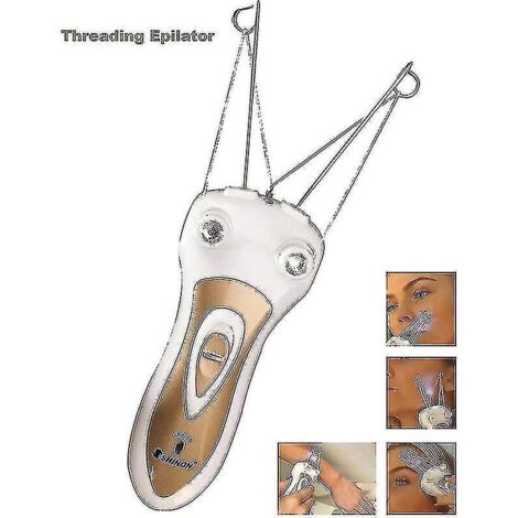 Épilateur électrique pour le visage, machine à épiler à fil de coton, épilateur rechargeable