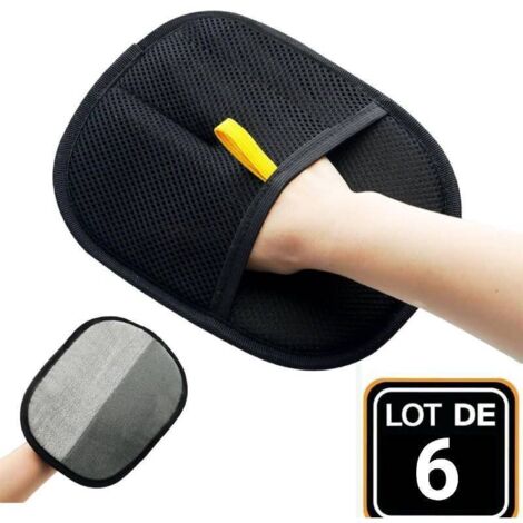 Épilateur pour Animaux de Compagnie, Gants électrostatiques d'épilation pour Animaux de Compagnie, Épilateur de canapé réutilisable pour Chats et Chiens, Meubles, Tapis, Rideaux - 6Pcs
