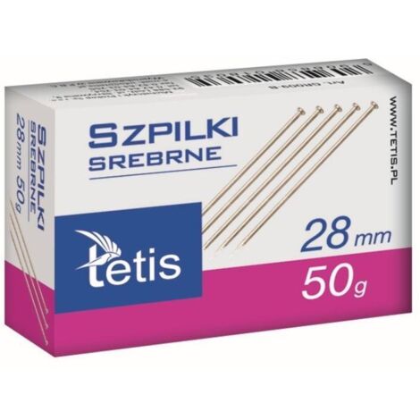 Épingles de 28 mm, 50 grammes, 1 paquet.