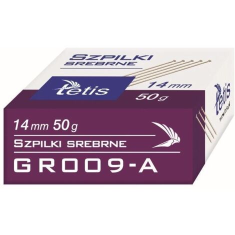 Épingles TEX pour paillettes, 14 mm, 50 grammes, 1 paquet.
