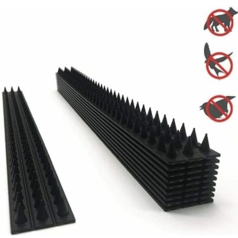 Épis de contrôle d'oiseau Pics Barrière anti Pigeons / Escalade Répulsif 10 Pièces 5m de long