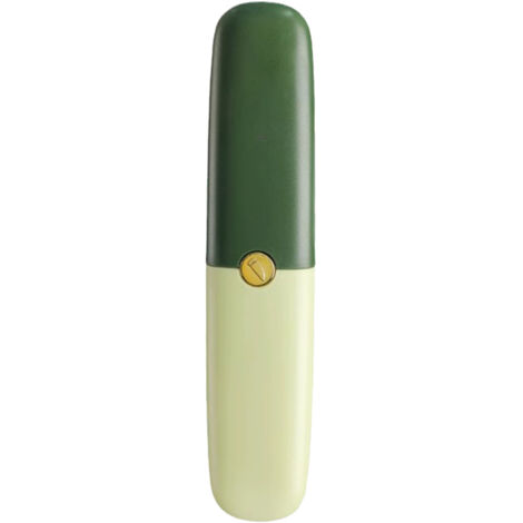Épluche-légumes 2 en 1 à double tête en acier inoxydable, multifonction pour épluchage et tranchage, couteau de cuisine pratique - Vert