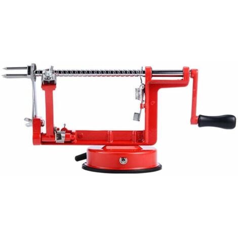 SJQKA Epluche Pomme - Eplucheur Pomme de Terre et Coupe Pomme, Epluche Legume - Éplucheur Pomme Manuelle Multifonction, Machine de Decoupe Trancheur Pele Pommes