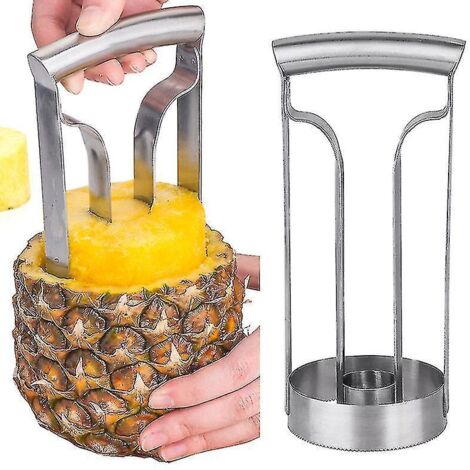 Éplucheur, coupe, vide-ananas, machine à découper et à retirer les graines, couteau en acier inoxydable
