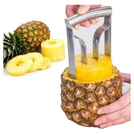 Éplucheur d\'ananas en acier inoxydable, amélioré, renforcé, lame plus épaisse, outil de cuisine
