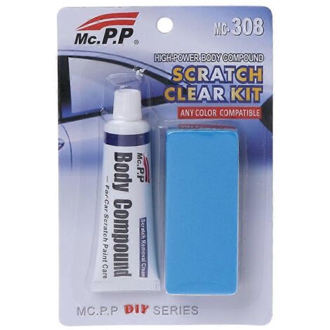 Éponge à cire de polissage pour réparer les rayures de voiture, crème anti-rayures, pâte d'entretien automobile