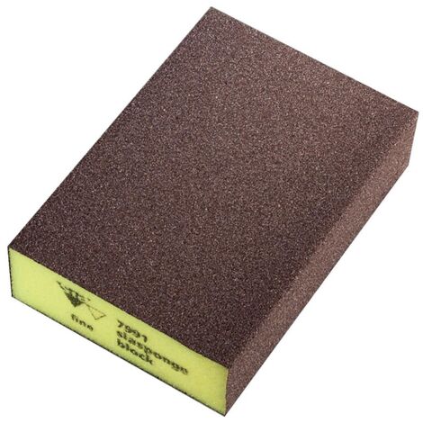 Éponge abrasive 4 flex block 4 faces souple superfine vert - SIA