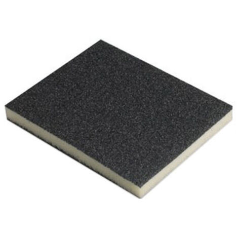 Éponge abrasive double face g60 medium 98x120x13mm