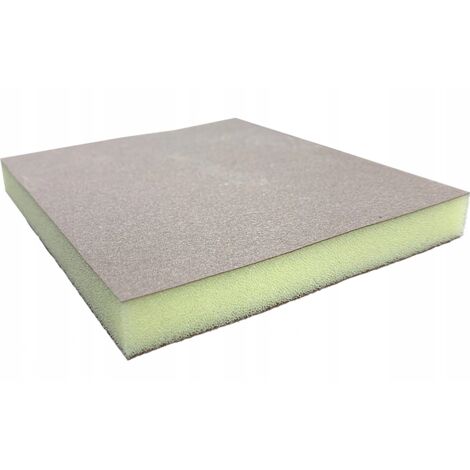 Éponge abrasive microfine Indasa (beige) double face 98 x 120 x 13