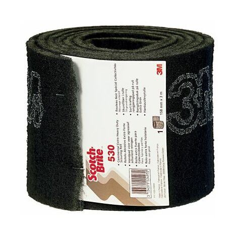 Éponge abrasive synthétique moyenne 158mm x 3m – Pour ponçage bois dur – Nettoyage efficace des casseroles et pots