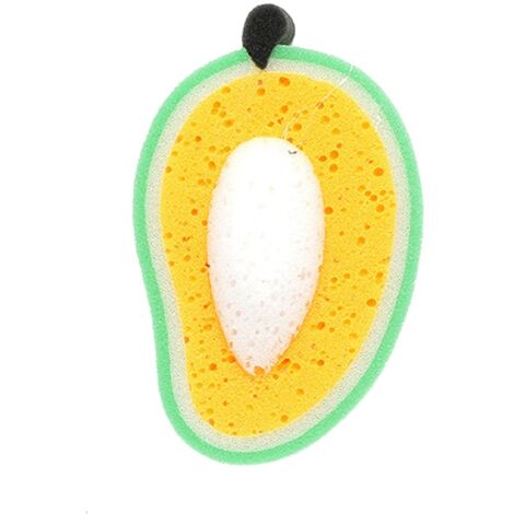 Éponge de Nettoyage Fruit Mignon pour Vaisselle - Pad Récureur Cuisine (Mangue)