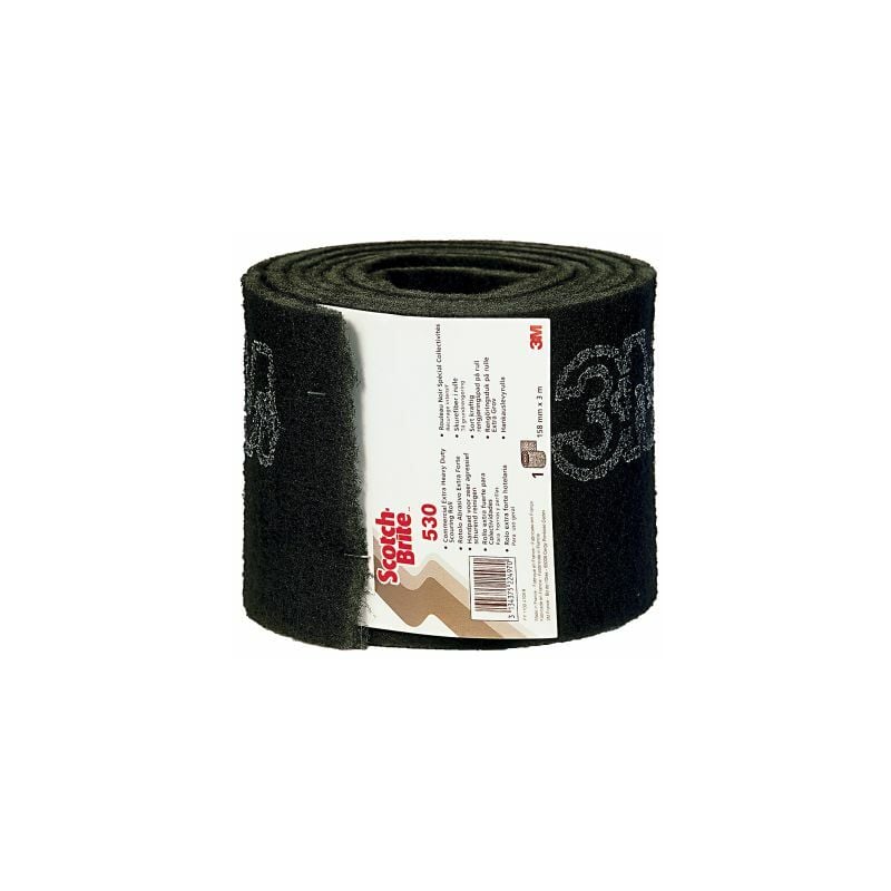 3M - Eponge de ponçage Fibre synthétique, Moyen x 158mm ( Prix pour 1 )