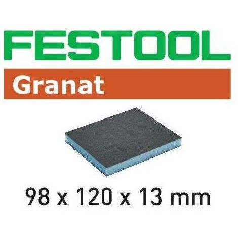 Festool Éponge de ponçage 98x120x13 60 GR/6 Granat - 201112