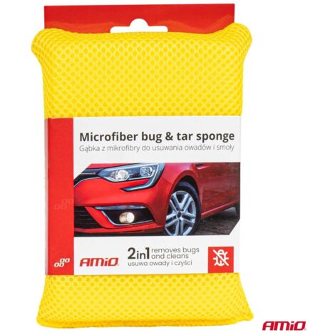 Éponge en microfibre pour enlever les insectes et le goudron amio-03845