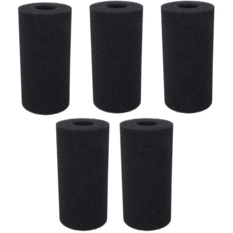 Éponge Filtrante ,Cartouche Filtres en Mousse RéUtilisable et Lavable, pour Piscine, Aquarium, Spa(5 Pièces) A