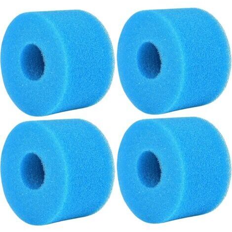 Éponge Filtrante Type S1, Cartouche de Filtre en Mousse, Mousse pour Filtre Piscine, Réutilisables et Lavables, Filtre en Mousse pour Spa, Piscine