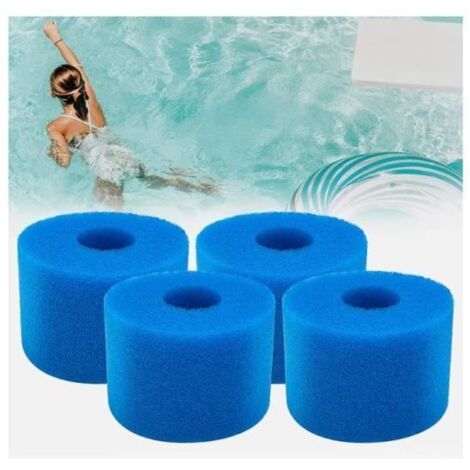 Éponge Filtrante Type S1, Cartouche Filtrante RéUtilisable pour Type S1, Filtre en Mousse à Cartouche éponge Lavable pour piscines,