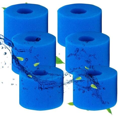 Éponge Filtre - Intex - Type S1 - Réutilisables - Lavables - 6 pcs