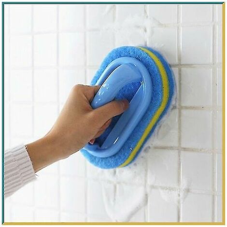 Éponge gomme salle de bain carrelage brosse baignoire nettoyage brosse outil accessoires，Fonepro