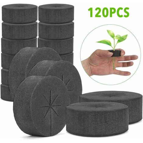 Éponge Hydroponique Hors Sol, 120 pièce Versailles Hydroponique Système de Culture des Légumes Plantation Outil de Jardinage, Accessoires de Croissance des Plantes