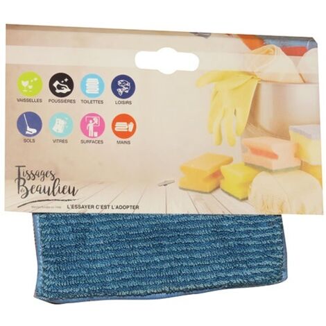 Eponge Microfibre Bi-face 14x9cm - Tissages De Beaulieu