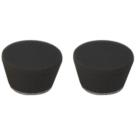 eponges de polissage professionnelles diam 50mm - Proxxon - choix : 2 pièces doux (noir)