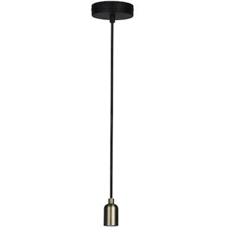 EPOQUE Susp. E27 60W max douille style rétro bronze Lpe non incl. ARIC 51206