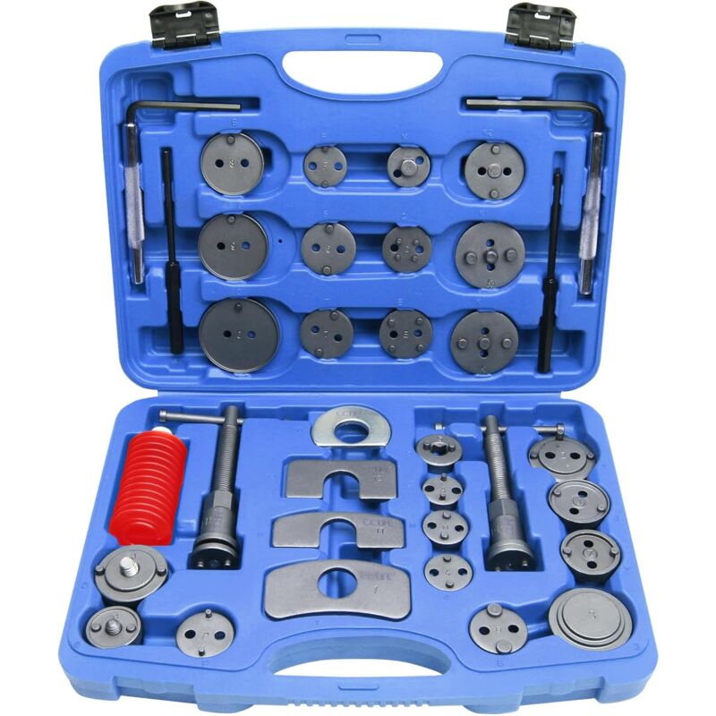 epousse piston de frein - Coffret repousse piston frein (35pcs) - réinitialiser les pistons de frein - repousse piston frein universel