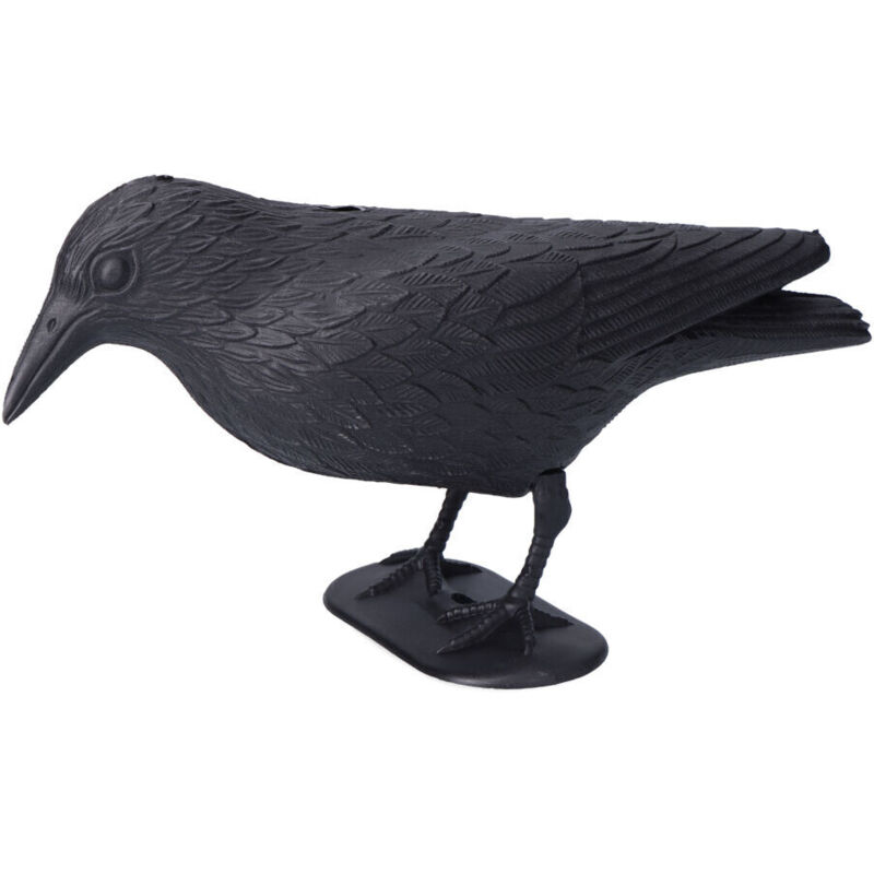 EDM - pouvantail Anti-Oiseau En Forme De Corbeau 36x13x18cm