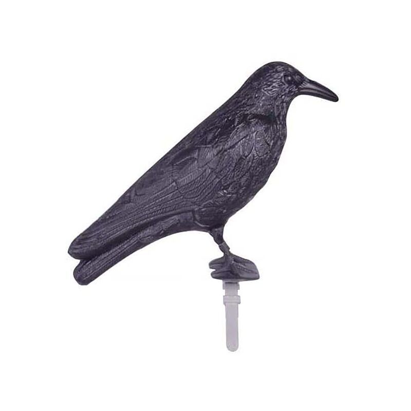 Esschert Design - Epouvantail corbeau pour éloigner les pigeons (Lot de 3)