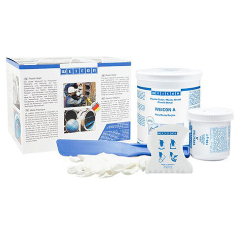 Epoxidharz zum Spachtel Weicon A dunkelgrau 2 kg