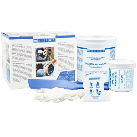 Epoxidharz zum Spachteln Weicon Keramik W weiß 2 kg