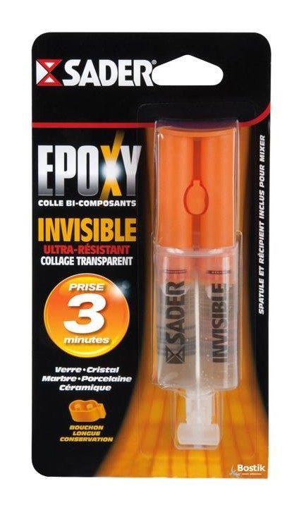 Colle Epoxy invisible 25ml Seringue