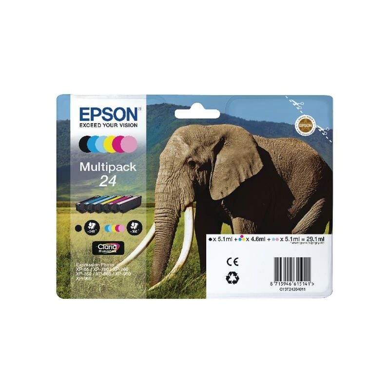 Epson - 24 6-Colour Ink Multipack Pk6 - EP61514