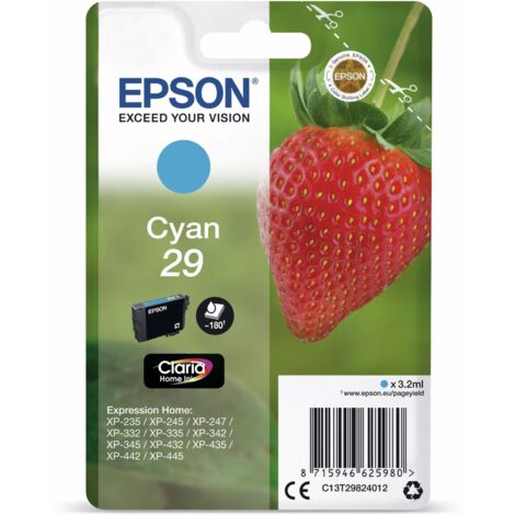 Epson 29 Original Druckerpatrone Cyan T2982 (C13T29824012)