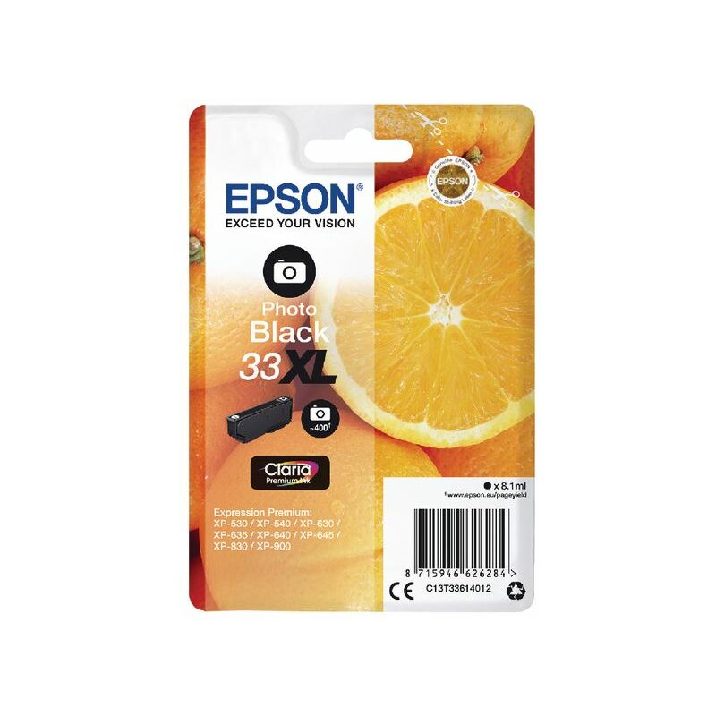 Epson 33Xl Ph Black Ink Cartridge - EP62628