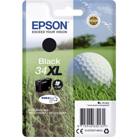 Epson 34XL cartouche haute capacité noire pour imprimante jet d'encre
