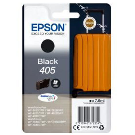 Epson 405 DURABrite Ultra Ink cartouche d'encre 1 pièce(s) Original Rendement standard Noir