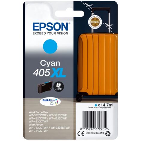 Epson 405XL cartuccia d'inchiostro 1 pz Originale Resa elevata (XL) Ciano