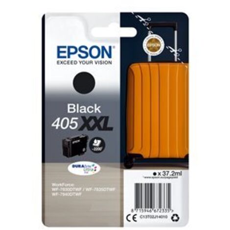 Epson 405XXL cartouche d'encre 1 pièce(s) Original Rendement extra (super) élevé Noir