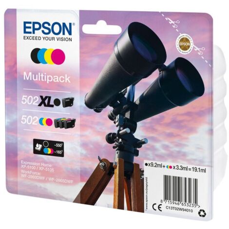 Epson 502/502XL Multipack - 4er-Pack - 19.1 ml