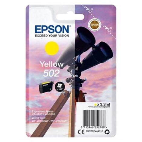 Epson 502 - Cartouche couleur Cyan pour imprimante jet d'encre