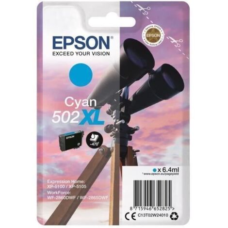 Epson 502XL cartouche d'encre 1 pièce(s) Original Rendement élevé (XL)