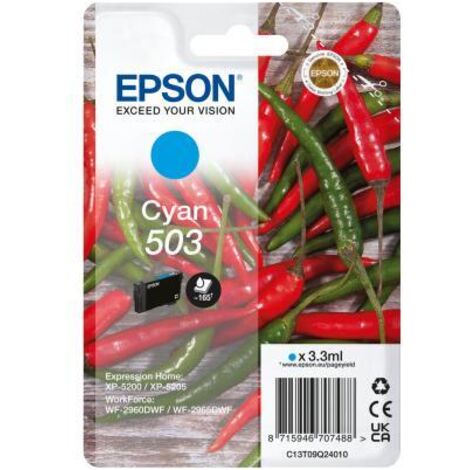 Epson 503 cartouche d'encre 1 pièce(s) Original Rendement standard Cyan