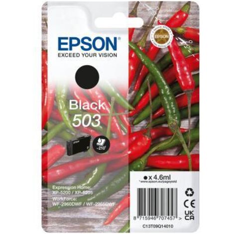 Epson 503 cartouche d'encre 1 pièce(s) Original Rendement standard Noir