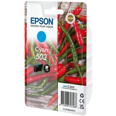 Epson 503 Druckerpatrone 1 Stück(e) Original Standardertrag Cyan