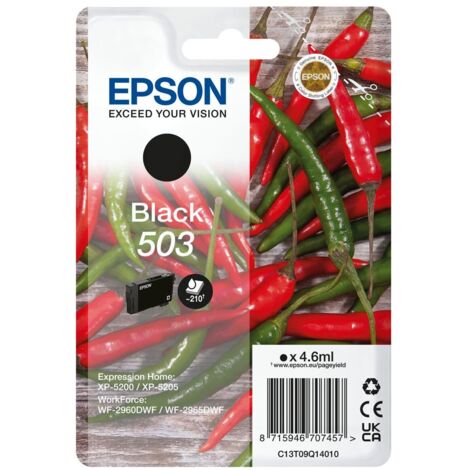Epson 503 Druckerpatrone 1 Stück(e) Original Standardertrag Schwarz