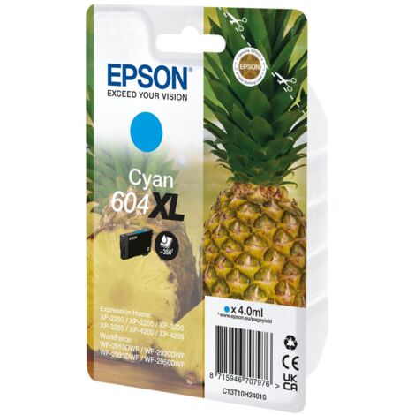 Epson 604XL cartouche d'encre 1 pièce(s) Original Rendement élevé (XL) Cyan