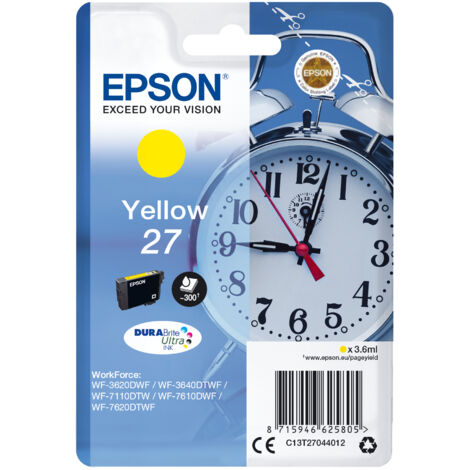 Epson Alarm clock C13T27044022 cartouche d'encre 1 pièce(s) Original Jaune