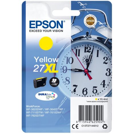 Epson Alarm clock C13T27144012 cartouche d'encre 1 pièce(s) Original Rendement élevé (XL) Jaune